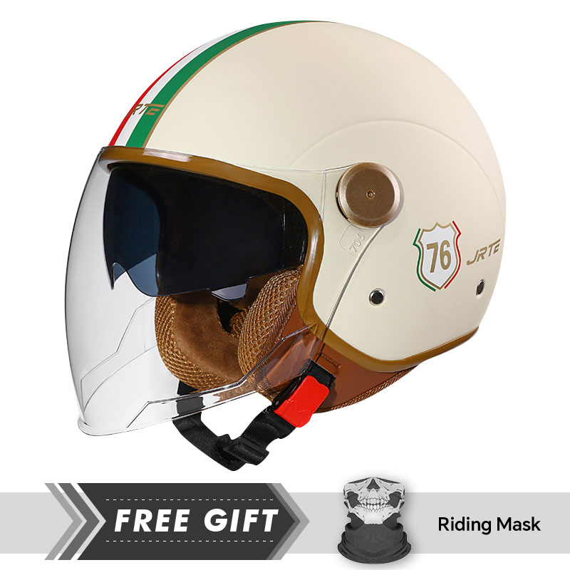 Motorcycle Gear Store - DOT ECE одобренный ретро 3/4 мотоциклетный