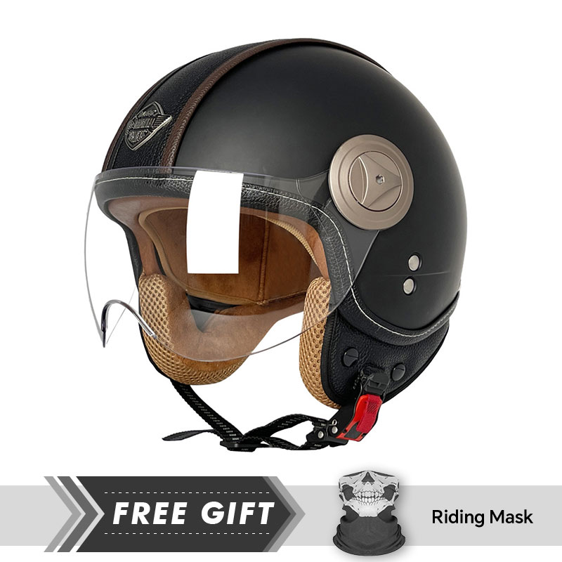 Motorcycle Gear Store - Мотоциклетный шлем с открытым лицом, удобный