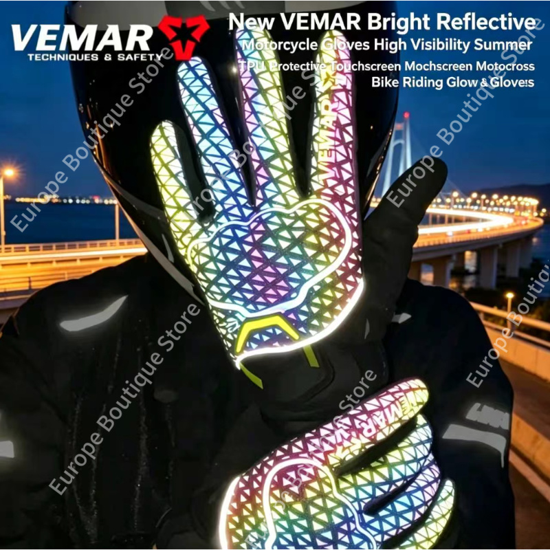 Motorcycle Gear Sleeve - Новые летние мотоперчатки VEMAR 2026 с