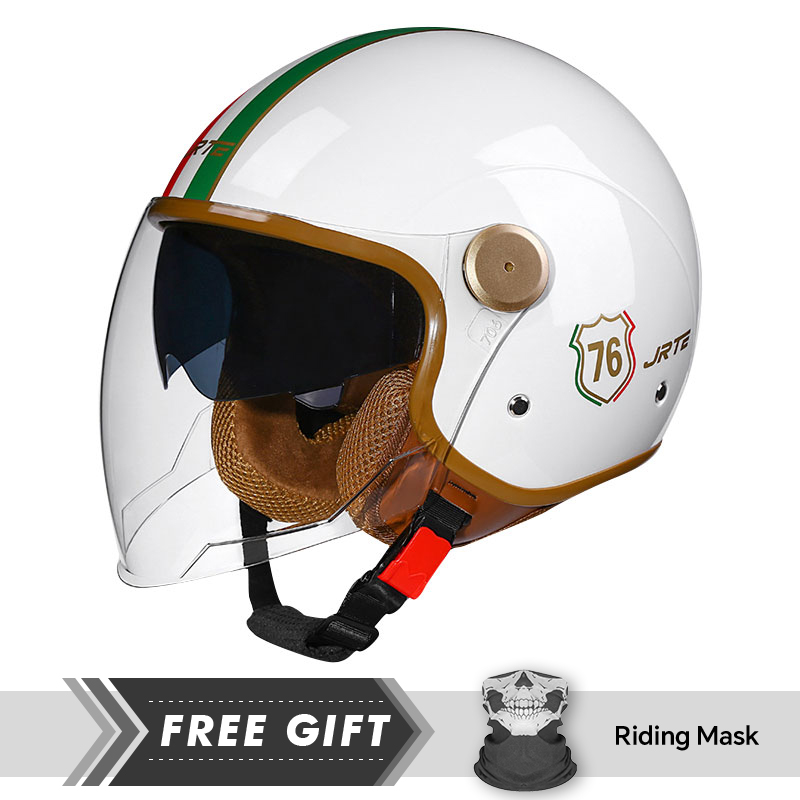 DOT ECE одобренный ретро 3/4 м – обзор и цена Motorcycle Gear Store